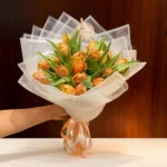 20 Orange Tulip Bouquet