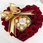 Jouri's Heart with Ferrero Rocher Chocolate