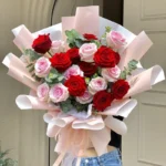 A Bouquet of Mixed Roses